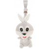 zavesna plysova hracka s piskatkem rabbit seda