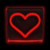 2kids toys led neon light lampicka srdce cervene