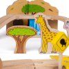 bigjigs rail drevena vlackodraha safari