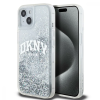DKNY Liquid Glitter Arch Logo kryt pro iPhone 15