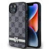 DKNY PU Leather Checkered Pattern and Stripe kryt pro iPhone 13
