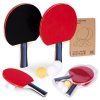 sada na stolni tenis ping pong 2 palky a 3 micky