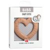 bibs baby bitie heart peach silikonove kousatko srdicko merunkove
