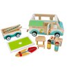 drevenny autokaravan s privesem a prislusenstvim adam toys
