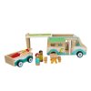 drevenny autokaravan s privesem a prislusenstvim adam toys