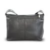 cerna kozena dvouzipova kabelka s sirokym popruhem 212 4003 60