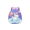 DBBH1340A detsky batoh jednorozec na oblacku 3D fialovy