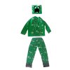 OPBH1875A detsky kostym minecraft creeper pixely 128 134 l