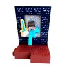 FIBH2059D kolekce figurek minecraft ender dragon s utokem sada 10 ks
