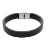 11920 4 naramek cerny z kuze a chirurgicke oceli gfk537