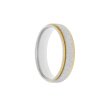 Prsten z chirurgické oceli BICOLOR (Velikost v mm 16)