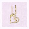 7890 6 privesek srdce gold fjg658