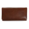 tmave hneda damska psanickova kozena penezenka s klopnou 511 7233 47