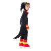 OPBH2230E detsky kostym sonic shadow s maskou a rukavicemi 104 110 s