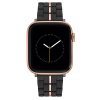 8031 3 nine west reminek cerny s ruzovozlatym prouzkem uprostred pro apple watch 42 45mm