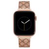 8034 3 nine west reminek mesh ruzovozlaty se vzorem pro apple watch 38 41mm