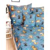 Dětské povlečení, bavlna 2D 140x200/70x80 - Mourci - modré (Velikost povlečení 140x200/70x80, Rozměry polštáře 70 x 80, Rozměry přikrývky 140 x 200)