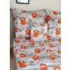 Dětské povlečení, bavlna 2D 140x200/70x80 - Bizoni v šedé (Velikost povlečení 140x200/70x80, Rozměry polštáře 70 x 80, Rozměry přikrývky 140 x 200)
