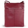 burgundy kozena zipova minikabelka 212 3013 34