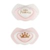 canpol babies 2 ks symetrickych silikonovych dudliku 0 6m little princess ruzovy