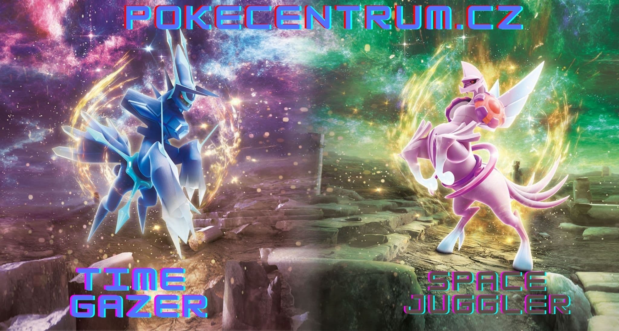 Time Gazer a Space Juggler seznam karet