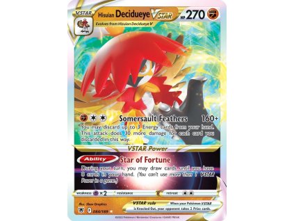 84 hysuian decidueye Vstar