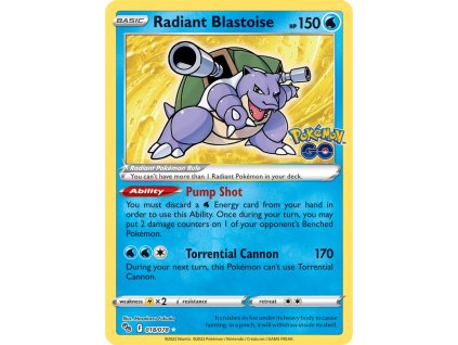 18 radiant blastoise