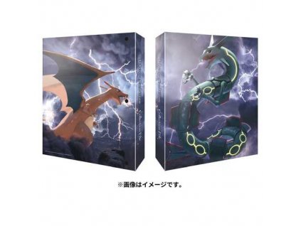 pokemon center 2022 charizard vs rayquaza 4 ring hardcover large card binderss optimized