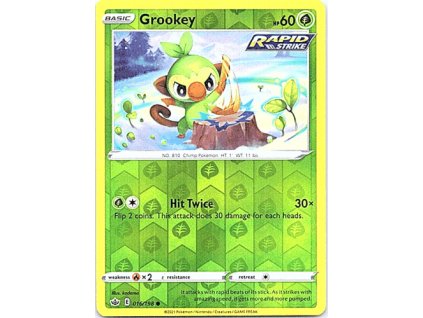 Grookey 010 everse holo