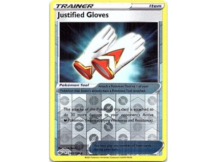 Justified Gloves 143 reverse holo