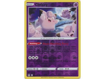 Clefairy 062 reverse holo