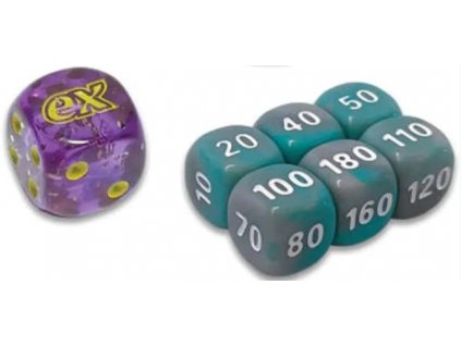 Scarlet & Violet Dice Set kostky