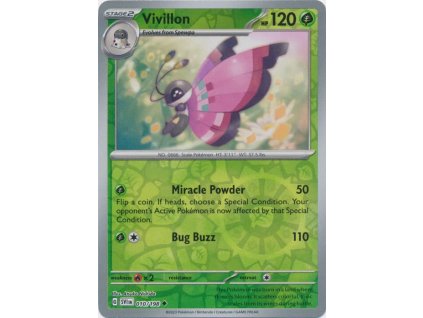 10 vivillon reverse holo