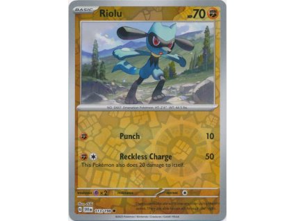 113 riolu reverse holo