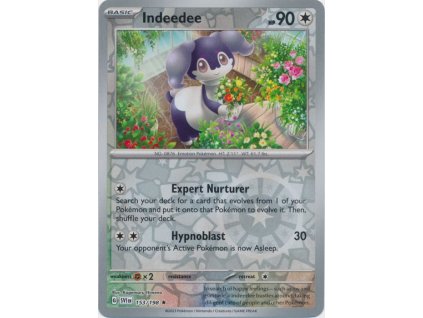 153 indeedee reverse holo
