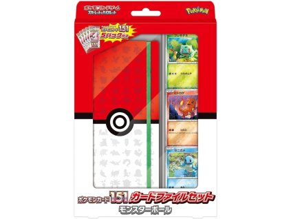 Pokemon Card Game TCG Pokemon 151 Card File Set Venusaur Charizard & Blastoise 1