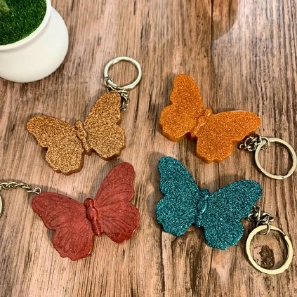 Přívěsek velký Motýl  ručně vyráběný – pryskyřice – originál