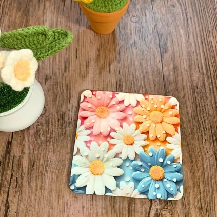 Podtácek Kytičky  jemný květinový motiv