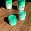 Svíčka - Malý ledový zelený čaj 40ml  100% sójový vosk, gelový vosk efekt ledu