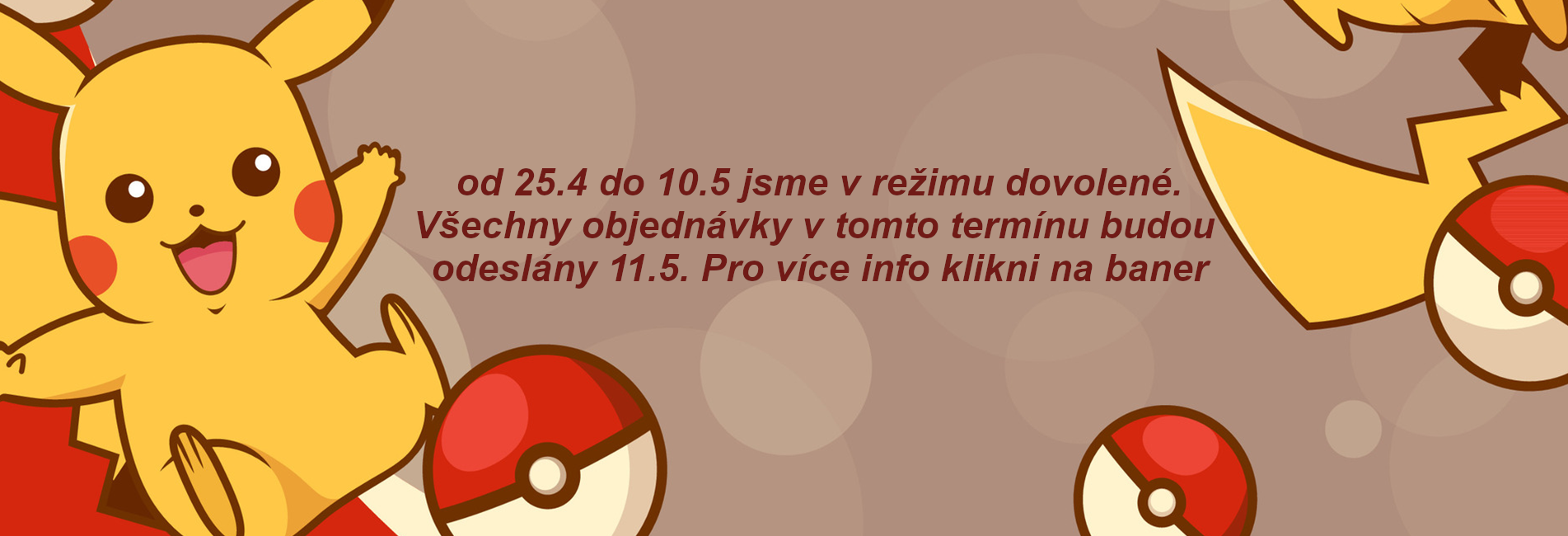 Režim dovolené - web