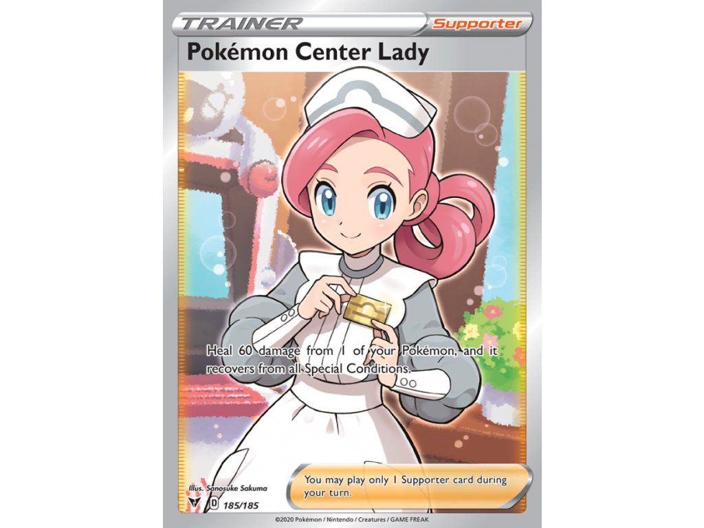 pokémon center lady 185 185 vivid voltage
