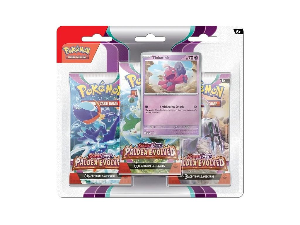 pokemon tcg paldea evolved 3 pack blister