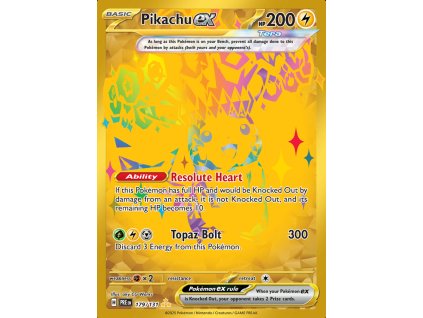 pikachu ex pokémon karta 179 191 ssp surging sparks