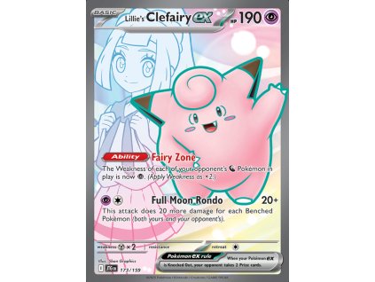 lillie 039 s clefairy ex pokémon karta 173 159 JTG journey together