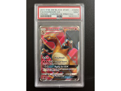 Charizard GX SM60 PSA 9 FRONT