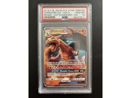 Charizard gx sm195 psa 10 Front