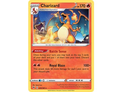 en US SWSH4 025 charizard