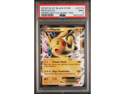 Pikachu EX xy174 psa 9 front