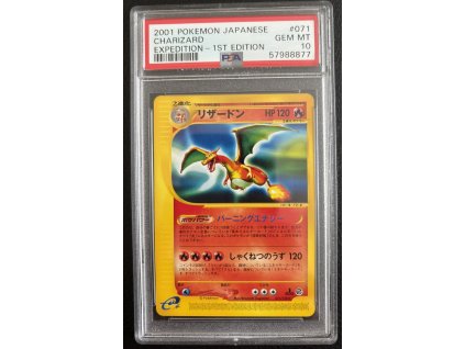 Charizard 2001 expedition psa 10 front