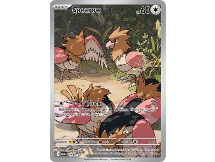 pokémon karta 151 132 spearow